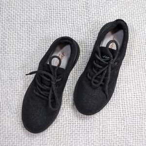 New Wool JSport by Jambu Crane Wool Lace-Up Dark Grey Athletic Shoes Size 6.5